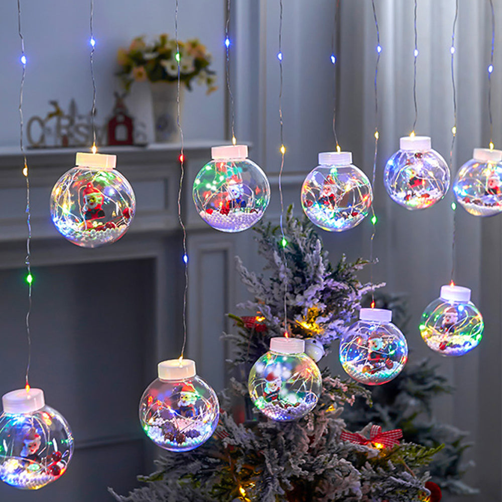 Christmas Santa Claus Ball Lights