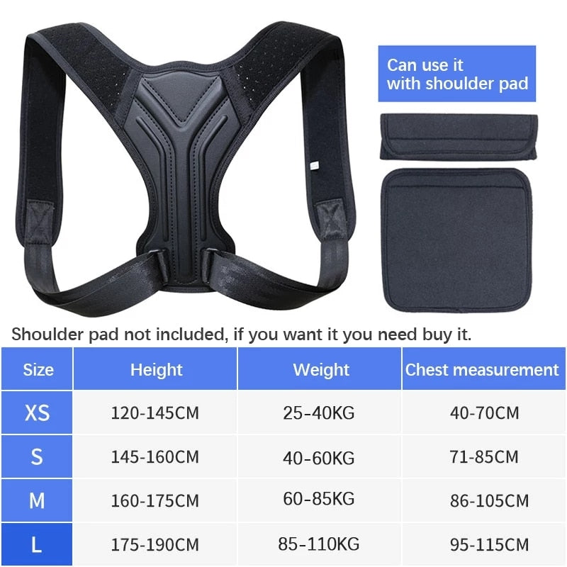 Posture Corrector Clavicle Support Shoulder Pain Relief and Train Spine Support