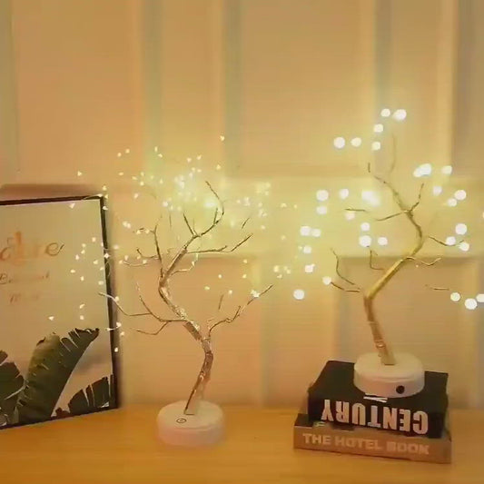 Bonsai Style Night Light Cherry Tree With remote control.