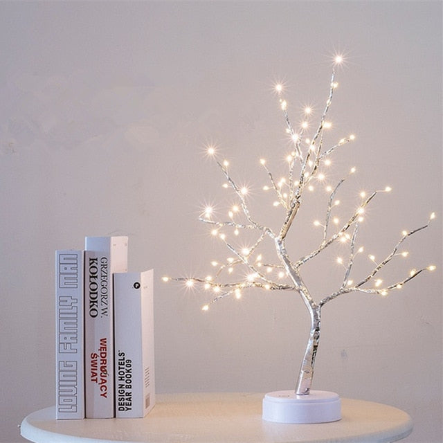 Bonsai Style Night Light Cherry Tree With remote control.