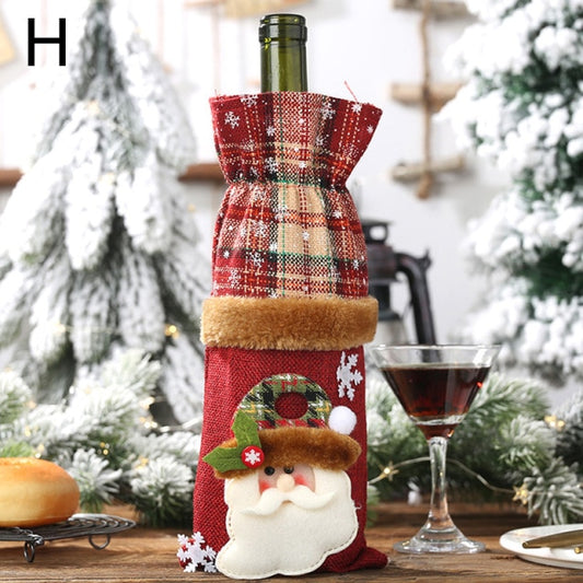 Christmas Wine Bottle Covers Bag