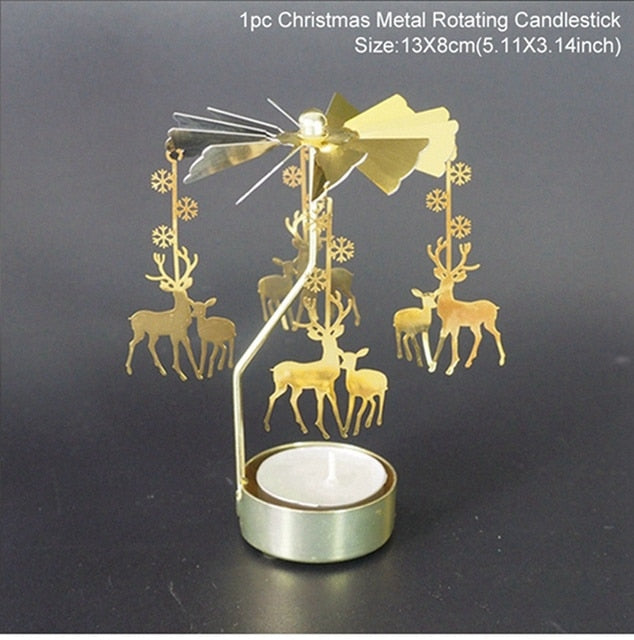 Christmas Rotary Candle Holder