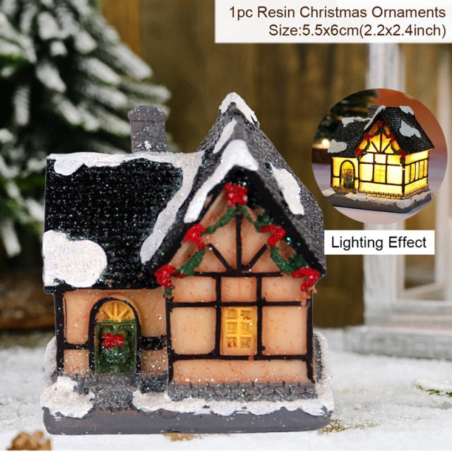 Christmas Snow Light House