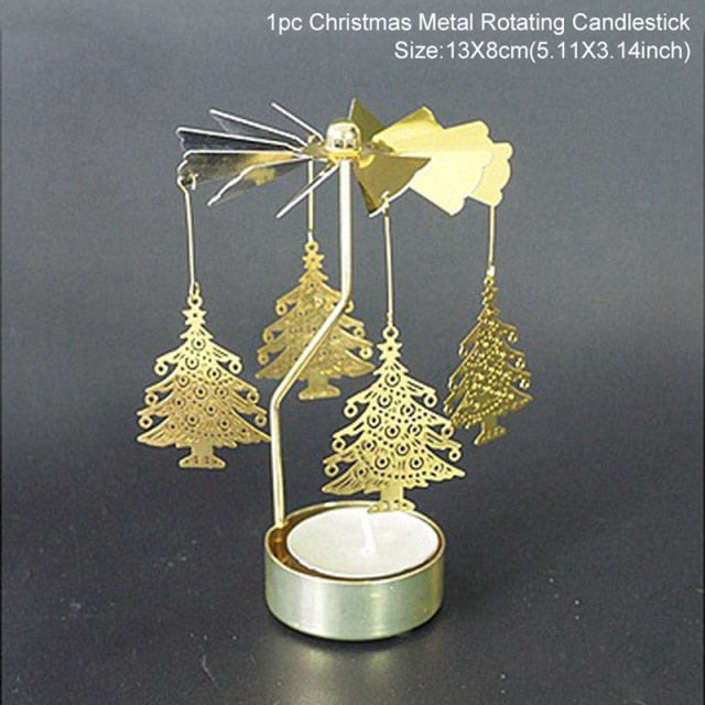 Christmas Rotary Candle Holder