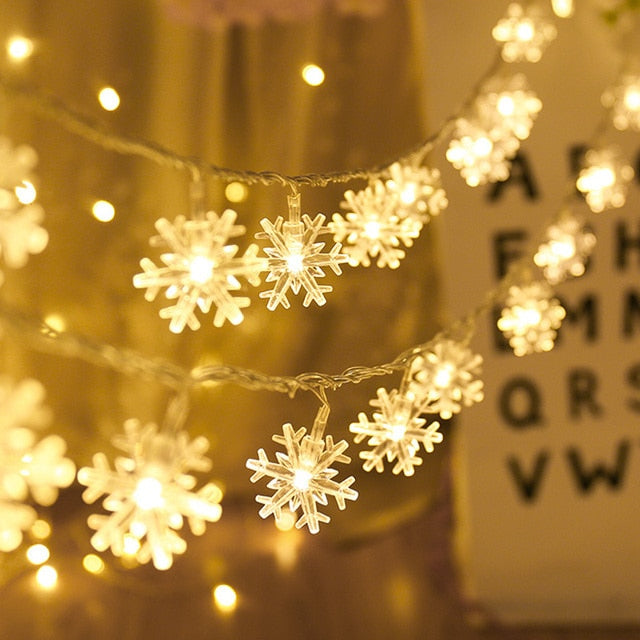 Snowflake LED Christmas Lights