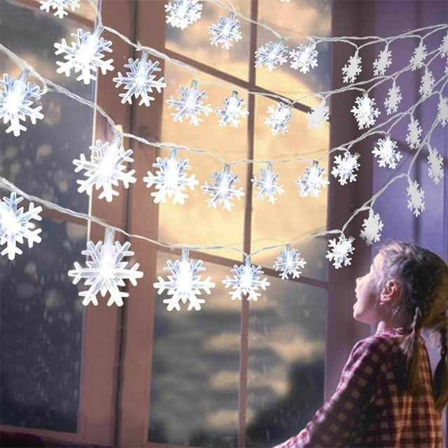 Snowflake LED Christmas Lights