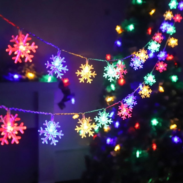 Snowflake LED Christmas Lights